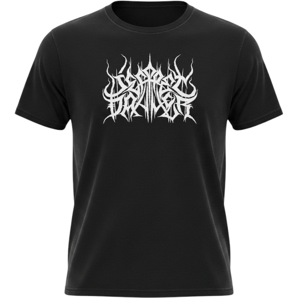 Bella + Canvas Graphic T-Shirt Mens XL Black Metal Logo Short Sleeve Goth Edgy